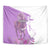 Kentucky Racing Horses Derby Hat Girl Tapestry Purple Color - Wonder Print Shop
