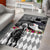 Kentucky Racing Horses Derby Hat Lady Area Rug Churchill Downs and Roses Grayscale - Wonder Print Shop