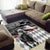 Kentucky Racing Horses Derby Hat Lady Area Rug Churchill Downs and Roses Grayscale - Wonder Print Shop