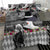 Kentucky Racing Horses Derby Hat Lady Bedding Set Churchill Downs and Roses Grayscale - Wonder Print Shop