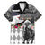 Kentucky Racing Horses Derby Hat Lady Family Matching Mermaid Dress and Hawaiian Shirt Churchill Downs and Roses Grayscale - Wonder Print Shop