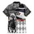 Kentucky Racing Horses Derby Hat Lady Family Matching Mermaid Dress and Hawaiian Shirt Churchill Downs and Roses Grayscale - Wonder Print Shop