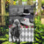 Kentucky Racing Horses Derby Hat Lady Garden Flag Churchill Downs and Roses Grayscale - Wonder Print Shop
