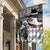 Kentucky Racing Horses Derby Hat Lady Garden Flag Churchill Downs and Roses Grayscale - Wonder Print Shop