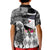 Kentucky Racing Horses Derby Hat Lady Kid Polo Shirt Churchill Downs and Roses Grayscale - Wonder Print Shop