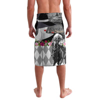 Kentucky Racing Horses Derby Hat Lady Lavalava Churchill Downs and Roses Grayscale - Wonder Print Shop
