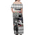 Kentucky Racing Horses Derby Hat Lady Off Shoulder Maxi Dress Churchill Downs and Roses Grayscale - Wonder Print Shop
