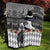 Kentucky Racing Horses Derby Hat Lady Quilt Churchill Downs and Roses Grayscale - Wonder Print Shop