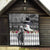 Kentucky Racing Horses Derby Hat Lady Quilt Churchill Downs and Roses Grayscale - Wonder Print Shop