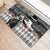 Kentucky Racing Horses Derby Hat Lady Rubber Doormat Churchill Downs and Roses Grayscale - Wonder Print Shop