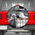 Kentucky Racing Horses Derby Hat Lady Spare Tire Cover Churchill Downs and Roses Grayscale - Wonder Print Shop