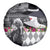 Kentucky Racing Horses Derby Hat Lady Spare Tire Cover Churchill Downs and Roses Grayscale - Wonder Print Shop