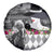 Kentucky Racing Horses Derby Hat Lady Spare Tire Cover Churchill Downs and Roses Grayscale - Wonder Print Shop