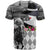 Kentucky Racing Horses Derby Hat Lady T Shirt Churchill Downs and Roses Grayscale - Wonder Print Shop