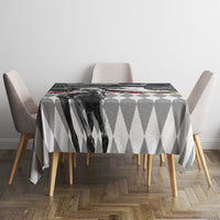 Kentucky Racing Horses Derby Hat Lady Tablecloth Churchill Downs and Roses Grayscale - Wonder Print Shop