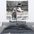 Kentucky Racing Horses Derby Hat Lady Tapestry Churchill Downs and Roses Grayscale - Wonder Print Shop