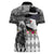 Kentucky Racing Horses Derby Hat Lady Women Polo Shirt Churchill Downs and Roses Grayscale - Wonder Print Shop