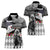 Kentucky Racing Horses Derby Hat Lady Women Polo Shirt Churchill Downs and Roses Grayscale - Wonder Print Shop