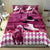 Kentucky Racing Horses Derby Hat Lady Bedding Set Churchill Downs and Roses Pink Out - Wonder Print Shop
