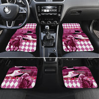 Kentucky Racing Horses Derby Hat Lady Car Mats Churchill Downs and Roses Pink Out - Wonder Print Shop
