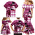Kentucky Racing Horses Derby Hat Lady Family Matching Mermaid Dress and Hawaiian Shirt Churchill Downs and Roses Pink Out - Wonder Print Shop