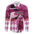 Kentucky Racing Horses Derby Hat Lady Family Matching Puletasi and Hawaiian Shirt Churchill Downs and Roses Pink Out - Wonder Print Shop