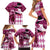 Kentucky Racing Horses Derby Hat Lady Family Matching Short Sleeve Bodycon Dress and Hawaiian Shirt Churchill Downs and Roses Pink Out - Wonder Print Shop