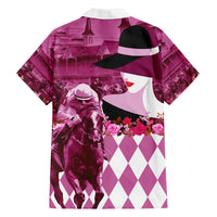 Kentucky Racing Horses Derby Hat Lady Family Matching Tank Maxi Dress and Hawaiian Shirt Churchill Downs and Roses Pink Out - Wonder Print Shop