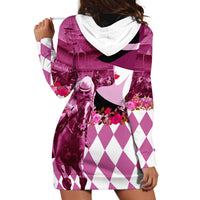 Kentucky Racing Horses Derby Hat Lady Hoodie Dress Churchill Downs and Roses Pink Out - Wonder Print Shop