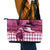 Kentucky Racing Horses Derby Hat Lady Leather Tote Bag Churchill Downs and Roses Pink Out - Wonder Print Shop