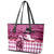Kentucky Racing Horses Derby Hat Lady Leather Tote Bag Churchill Downs and Roses Pink Out - Wonder Print Shop