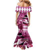 Kentucky Racing Horses Derby Hat Lady Mermaid Dress Churchill Downs and Roses Pink Out - Wonder Print Shop