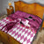 Kentucky Racing Horses Derby Hat Lady Quilt Churchill Downs and Roses Pink Out - Wonder Print Shop