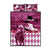 Kentucky Racing Horses Derby Hat Lady Quilt Bed Set Churchill Downs and Roses Pink Out - Wonder Print Shop