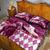 Kentucky Racing Horses Derby Hat Lady Quilt Bed Set Churchill Downs and Roses Pink Out - Wonder Print Shop