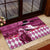 Kentucky Racing Horses Derby Hat Lady Rubber Doormat Churchill Downs and Roses Pink Out - Wonder Print Shop