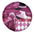Kentucky Racing Horses Derby Hat Lady Spare Tire Cover Churchill Downs and Roses Pink Out
