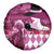 Kentucky Racing Horses Derby Hat Lady Spare Tire Cover Churchill Downs and Roses Pink Out