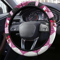 Kentucky Racing Horses Derby Hat Lady Steering Wheel Cover Churchill Downs and Roses Pink Out - Wonder Print Shop