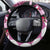 Kentucky Racing Horses Derby Hat Lady Steering Wheel Cover Churchill Downs and Roses Pink Out - Wonder Print Shop
