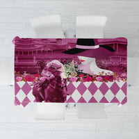 Kentucky Racing Horses Derby Hat Lady Tablecloth Churchill Downs and Roses Pink Out - Wonder Print Shop