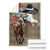 Kentucky Racing Horses Derby Hat Woman Blanket Churchill Downs and Shoehorse Roses