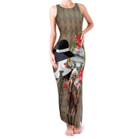 Kentucky Racing Horses Derby Hat Woman Family Matching Tank Maxi Dress and Hawaiian Shirt Churchill Downs and Shoehorse Roses - Wonder Print Shop