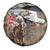 Kentucky Racing Horses Derby Hat Woman Spare Tire Cover Churchill Downs and Shoehorse Roses - Wonder Print Shop