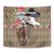 Kentucky Racing Horses Derby Hat Woman Tapestry Churchill Downs and Shoehorse Roses - Wonder Print Shop
