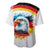 German Unity Day Baseball Jersey Germany Flag with Eagle Head and Emblem