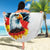 German Unity Day Beach Blanket Germany Flag with Eagle Head and Emblem
