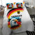 German Unity Day Bedding Set Germany Flag with Eagle Head and Emblem