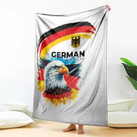 German Unity Day Blanket Germany Flag with Eagle Head and Emblem