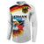 German Unity Day Button Sweatshirt Germany Flag with Eagle Head and Emblem